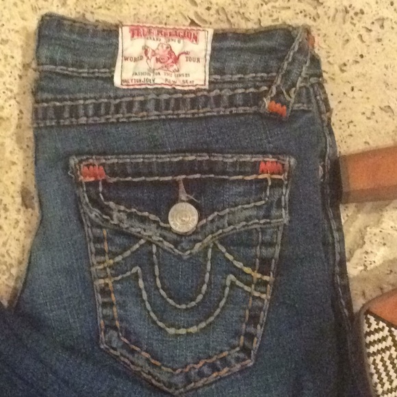 Distressed True Religion Joey jeans size 30 women - Picture 3 of 8